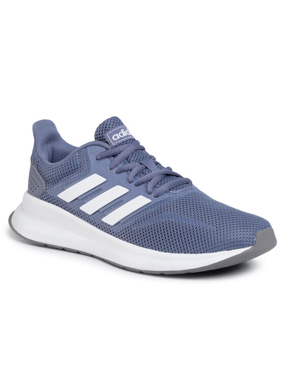 adidas Buty do biegania Runfalcon F36217 Niebieski Modivo.pl