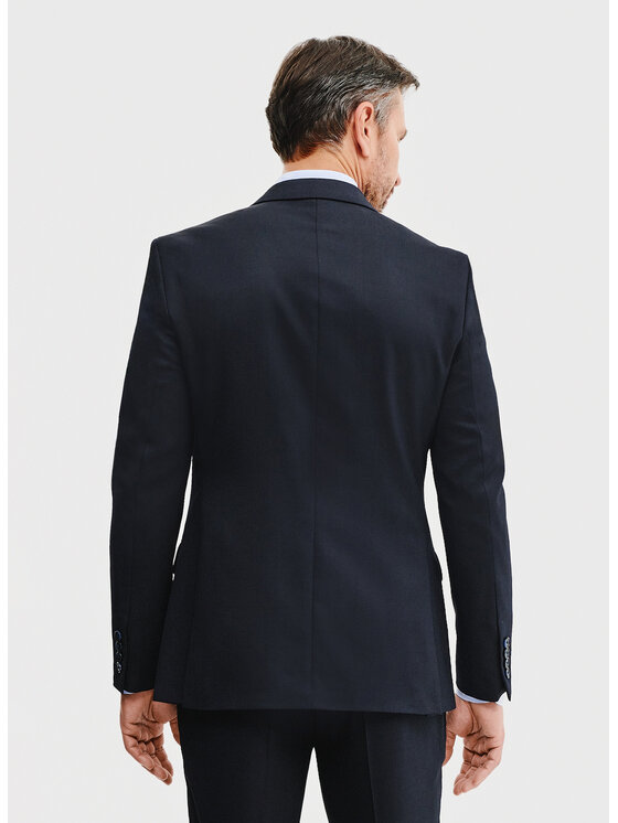 Pako Lorente Pako Lorente Marynarka P25SP-3G-014 Granatowy Super Slim Fit