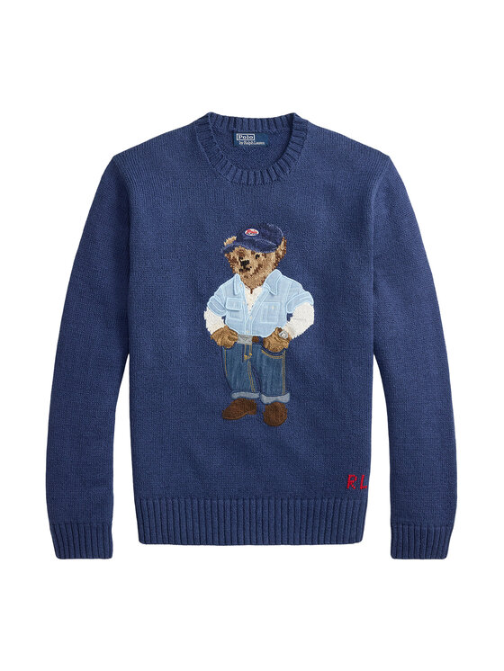 Polo Ralph Lauren Polo Ralph Lauren Πουλόβερ 710A13002001 Μπλε Regular Fit