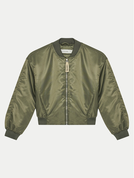 Calvin Klein Jeans Calvin Klein Jeans Geacă bomber IG0IG02679 Verde Regular Fit