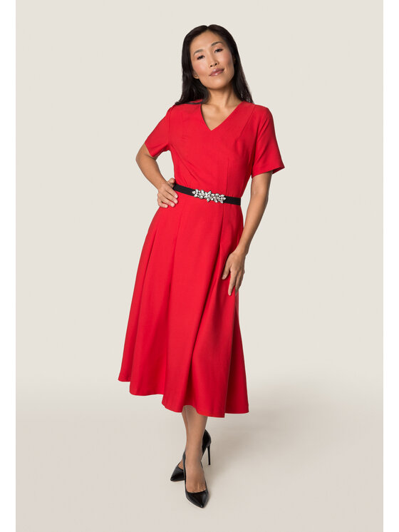QUIOSQUE QUIOSQUE Každodenné šaty QUIOSQUE 4TN005601 Červená Regular Fit