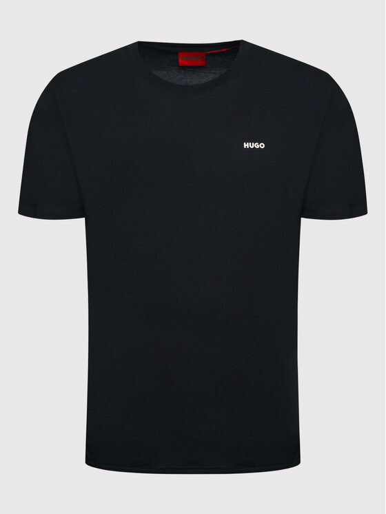 HUGO Hugo T-Shirt Dero222 50466158 Czarny Regular Fit