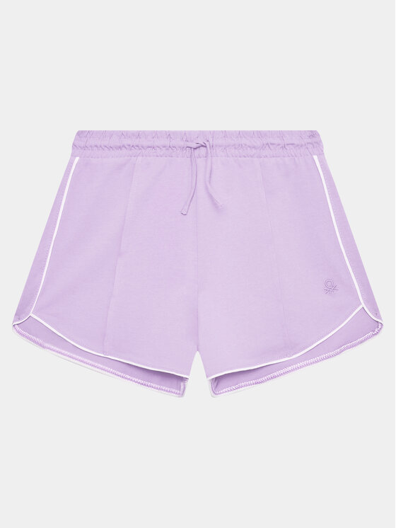 United Colors Of Benetton Pantaloni scurți sport 3BL0C901E Violet Regular Fit