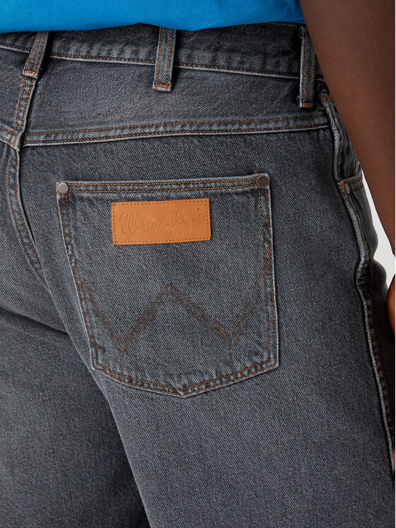 Wrangler Wrangler Szorty jeansowe Frontier W16WEBY99 112331099 Szary Relaxed Fit