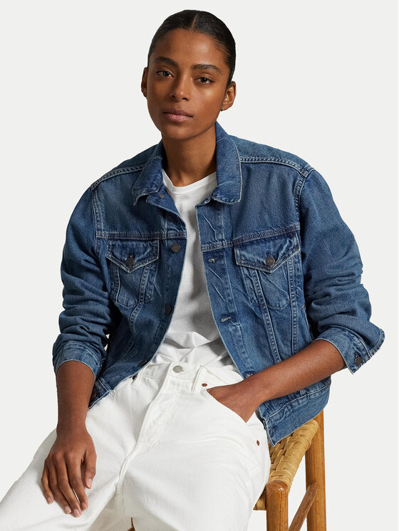 Polo Ralph Lauren Polo Ralph Lauren Kurtka jeansowa 211969408001 Niebieski Relaxed Fit
