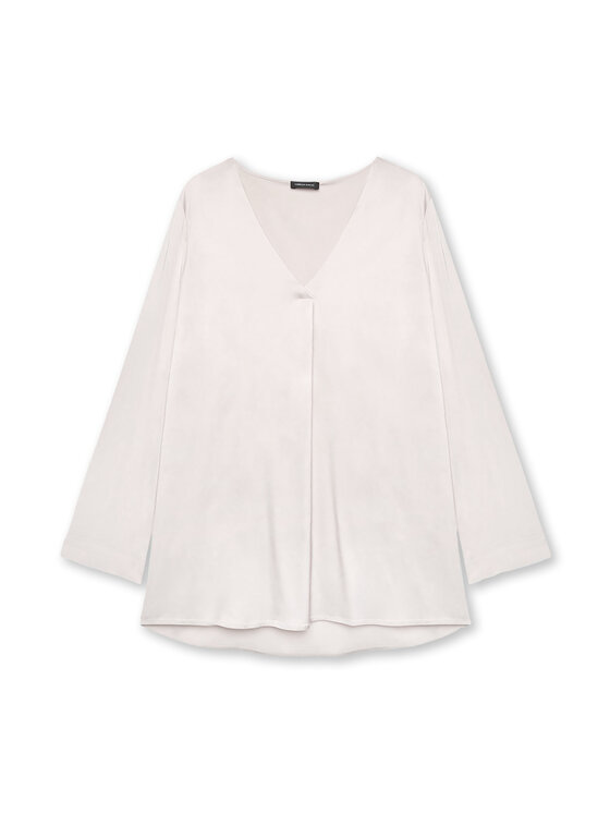 Fiorella Rubino Fiorella Rubino Blusa 2025T002404N002 Bianco A-Line Fit