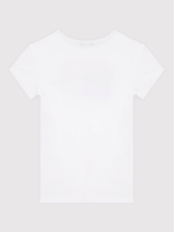 United Colors Of Benetton United Colors Of Benetton Тишърт 3I1XC105O Бял Regular Fit