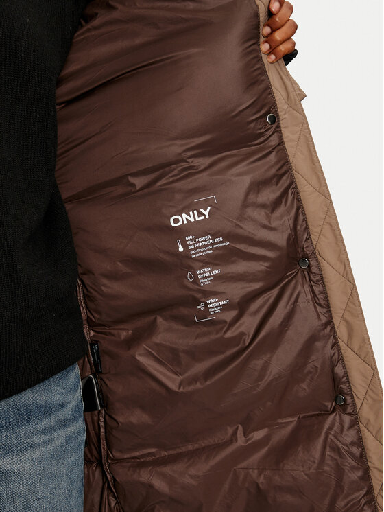 ONLY ONLY Zimné bundy 15287913 Hnedá Regular Fit