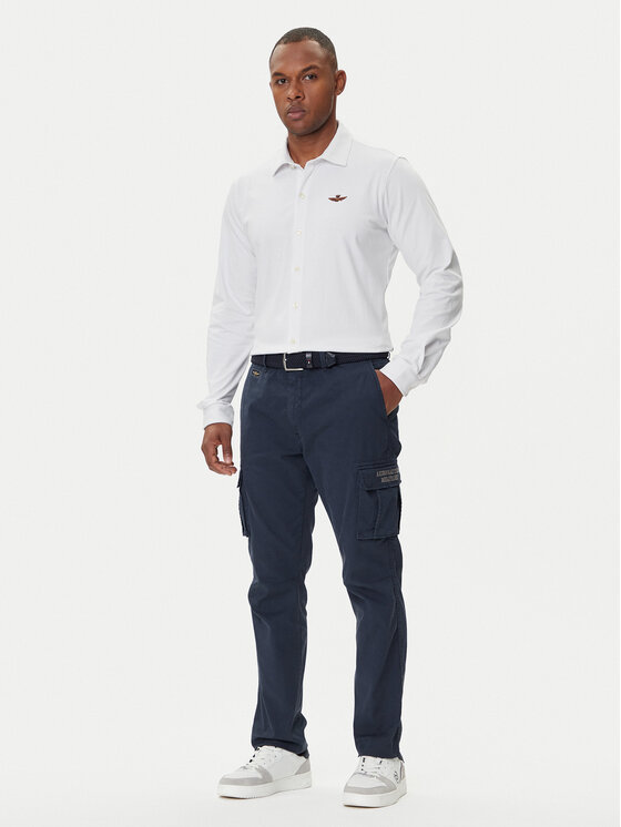 Aeronautica Militare Aeronautica Militare Πουκάμισο 252CA1265UP00342 Λευκό Regular Fit