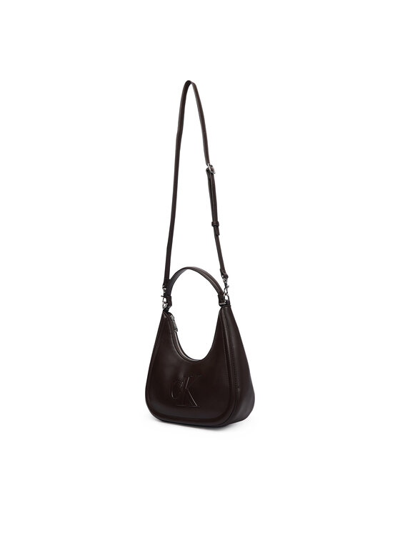 Calvin Klein Calvin Klein Käekott Bold Ck Small Crescent Bag LV04F3561G Tumepruun