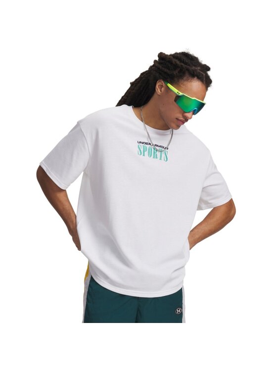 Under Armour Under Armour T-Shirt 6009268 Biały Oversize