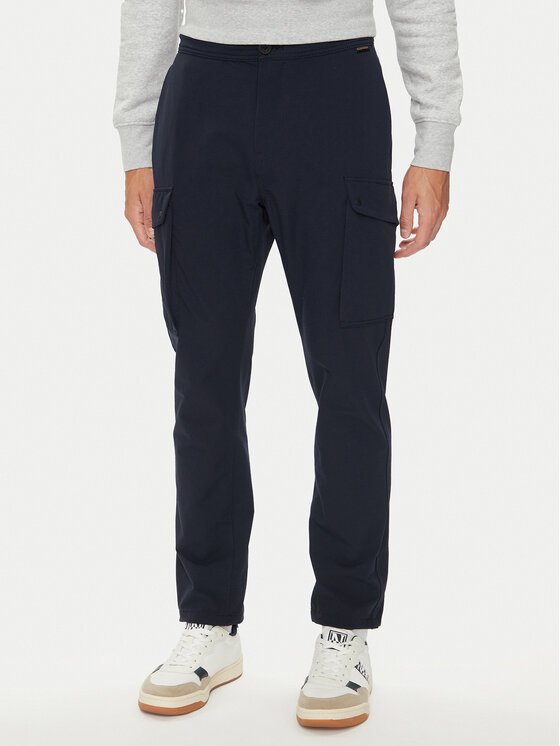 Napapijri Napapijri Stoffhose M-Broc NP0A4IK3 Dunkelblau Regular Fit
