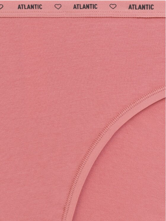 Atlantic Atlantic Figi klasyczne flat elastic Różowy