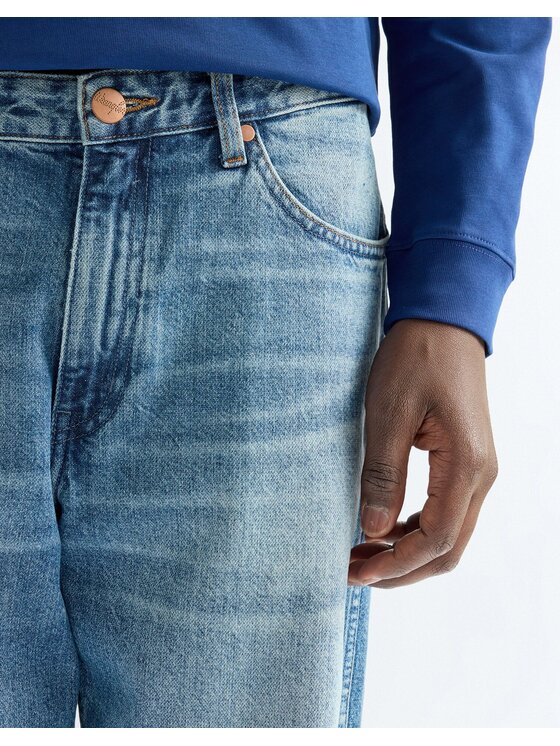 Wrangler Wrangler Jeansy LOOSE STRAIGHT Niebieski Oversize