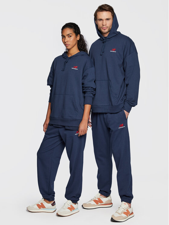 New Balance New Balance Pulóver Unisex UT21500 Sötétkék Relaxed Fit