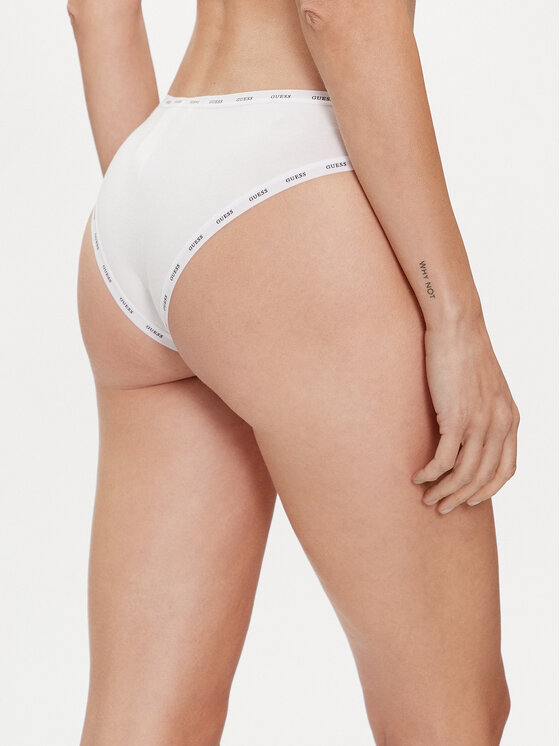 Guess Guess Súprava 3 kusov brazílskych nohavičiek Basic O4GG14 K6YW1 Biela