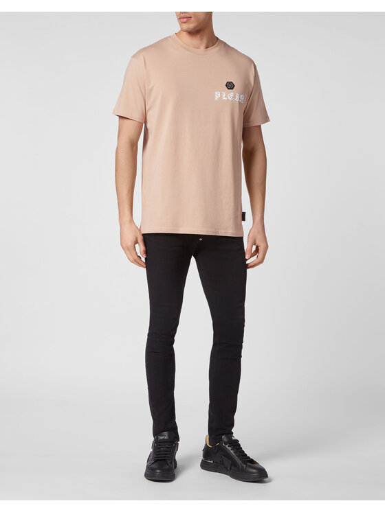 PHILIPP PLEIN PHILIPP PLEIN T-shirt 1491 Beige Regular Fit