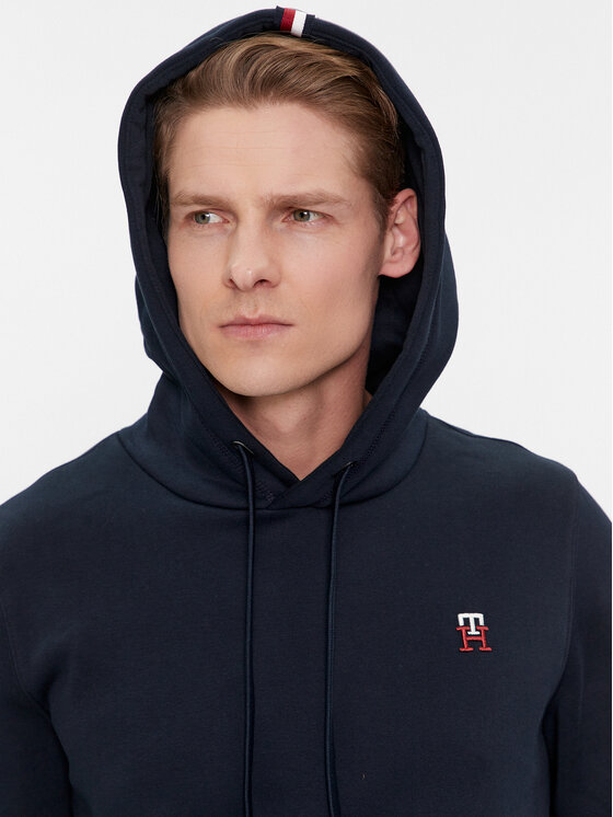 Tommy Hilfiger Tommy Hilfiger Majica dugih rukava Small Imd MW0MW29283 Tamnoplava Regular Fit