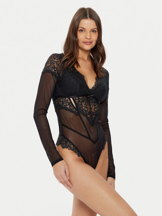 Hunkemöller Hunkemöller Bodi Astrid 206245 Must