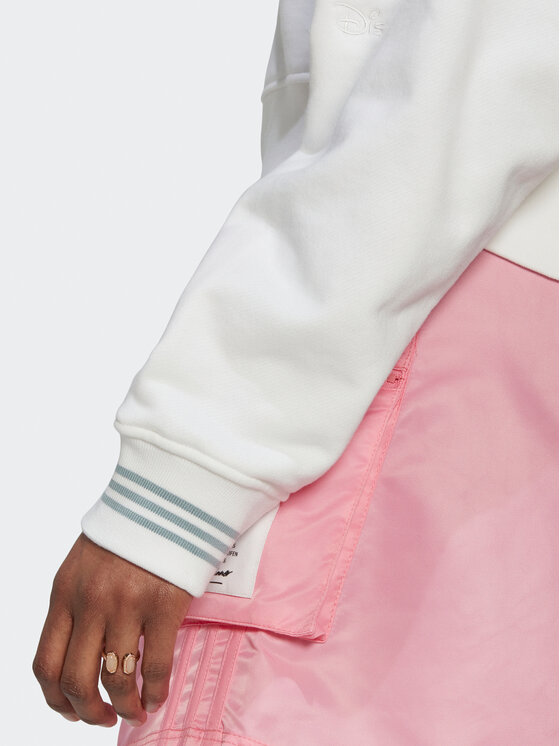 adidas adidas Majica dugih rukava Disney HL9055 Bijela Loose Fit