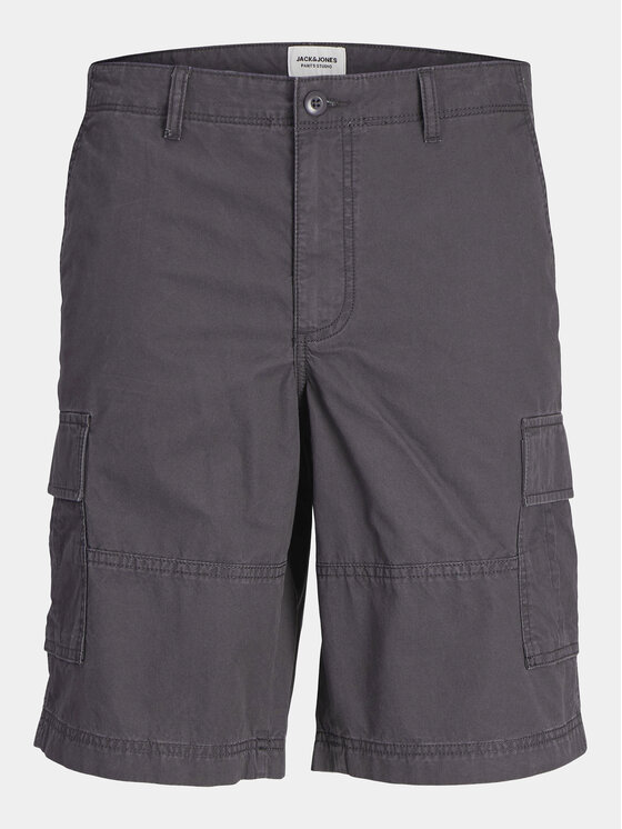 Jack&Jones Jack&Jones Pantaloncini di tessuto Jpstcole 12253222 Nero Loose Fit