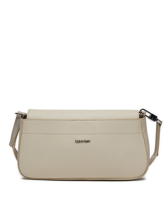 Calvin Klein Calvin Klein Torbica Business Shoulder Bag_Saffiano K60K611680 Écru