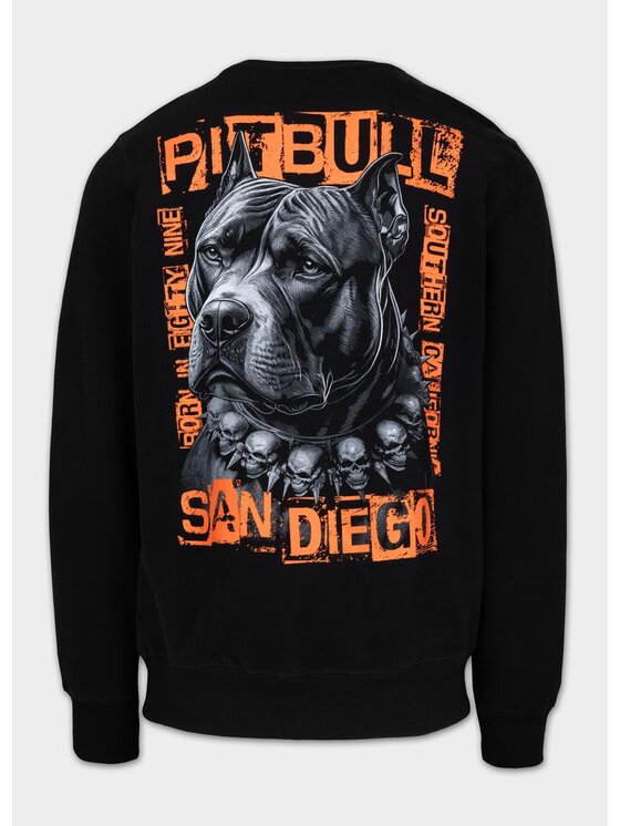 PITBULL PITBULL Bluza BLACKY Czarny Regular Fit