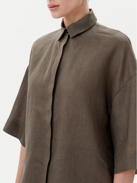 Max Mara Max Mara Сорочка Mirano 2516111028 Зелений Relaxed Fit