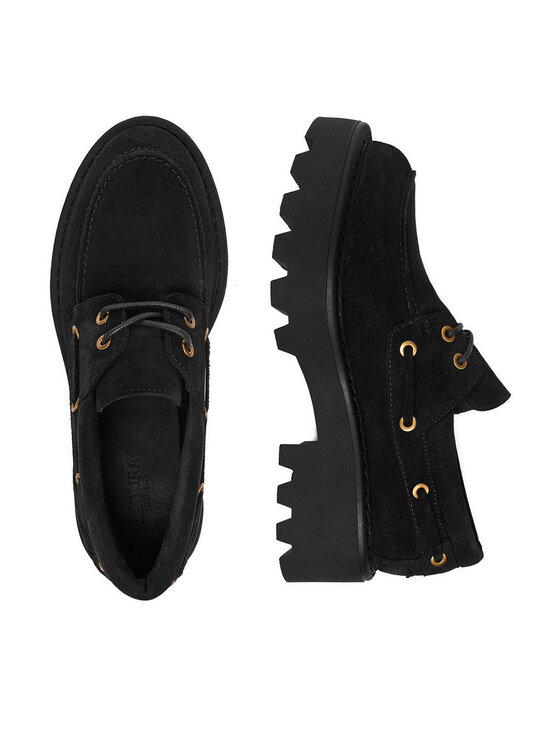 Badura Badura Loafersy EO-AZALEA-8126-25 Czarny