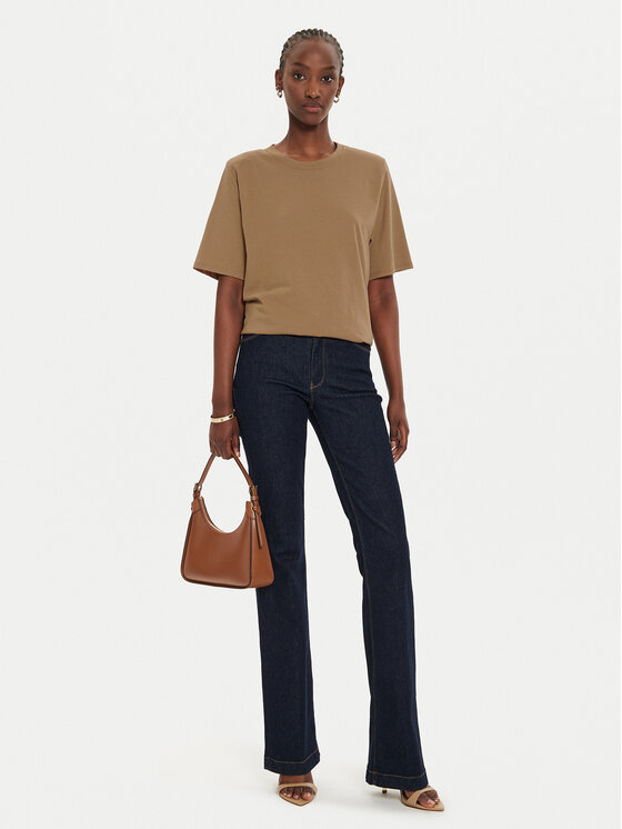 ViCOLO ViCOLO T-särk UB0294 Pruun Regular Fit