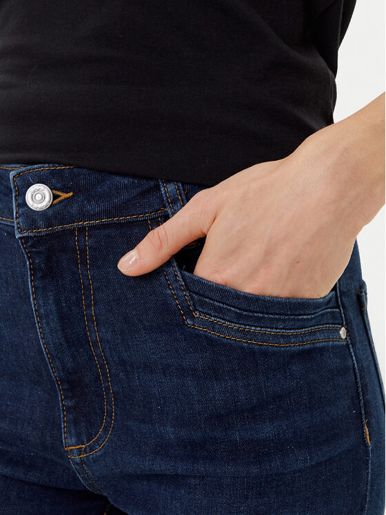 BOSS BOSS Jeans hlače State 2.0 50542555 Mornarsko modra Slim Fit