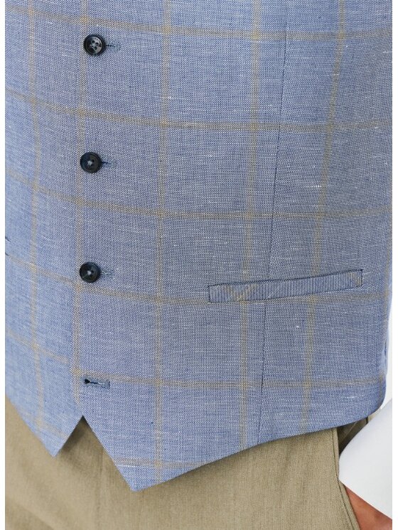 Pako Lorente Pako Lorente Kamizelka P24SF-8X-004 Niebieski Slim Fit