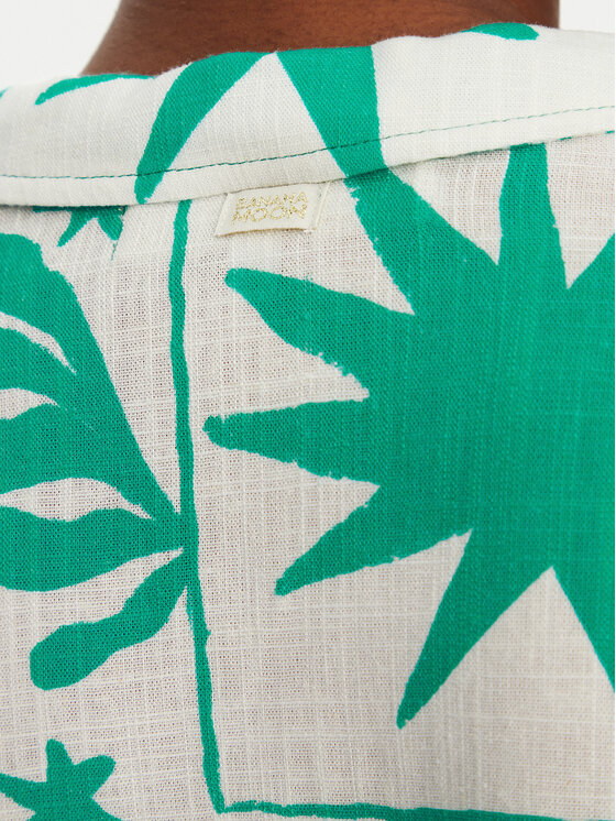 Banana Moon Banana Moon Camicia Taylor Shellpat MHW67 Verde Loose Fit