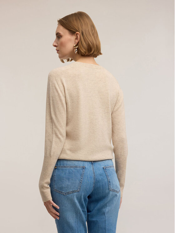 Motivi Motivi Maglione M551W003654N002 Crema Regular Fit