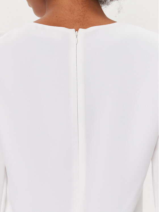DKNY DKNY Bluse UI3T2180 Écru Regular Fit