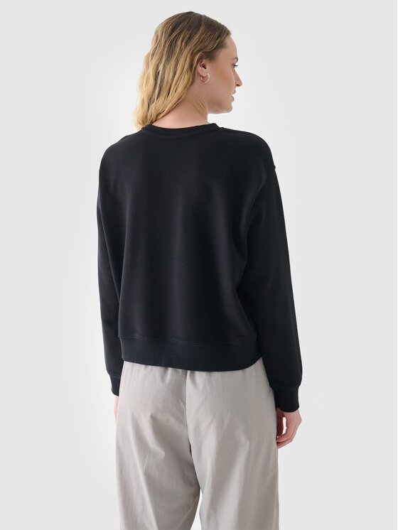 4F 4F Mikina 4FWMM00TSWSF1765-20S Čierna Regular Fit