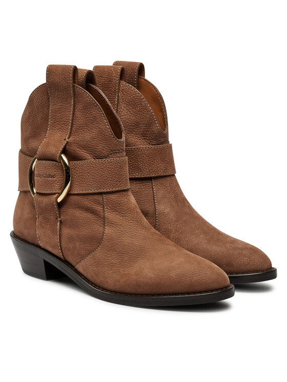 See By Chloé See By Chloé Western csizmák New Ring SB43000A Barna