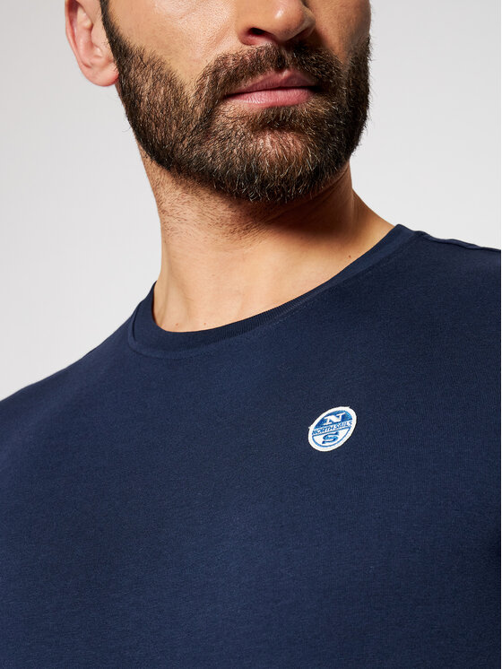 North Sails North Sails Tričko Logo 692530 Tmavomodrá Regular Fit