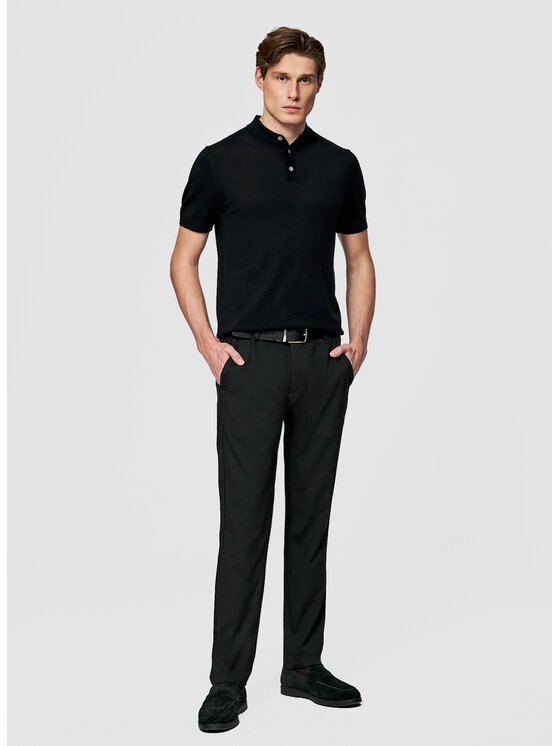 Pako Lorente Pako Lorente Polo P26SP-TX-011 Czarny Classic Fit
