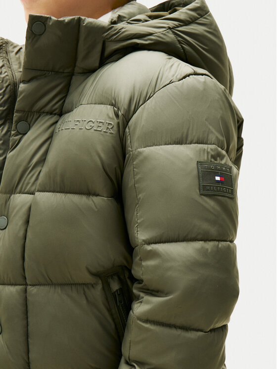 Tommy Hilfiger Tommy Hilfiger Zimska jakna KB0KB10093 D Zelena Regular Fit