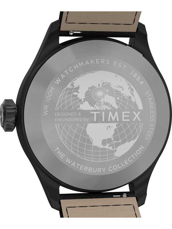Timex Timex Zegarek TW2Y18900 Czarny