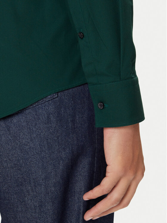 HUGO HUGO Camicia Kenno 50289499 Verde Slim Fit