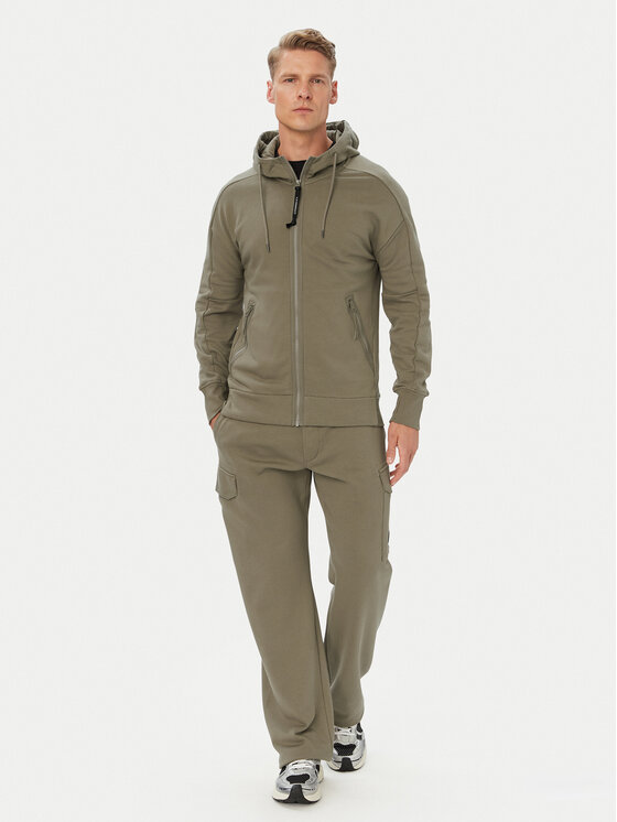C.P. Company C.P. Company Spodnie dresowe 21CMSP030A005086W Beżowy Regular Fit