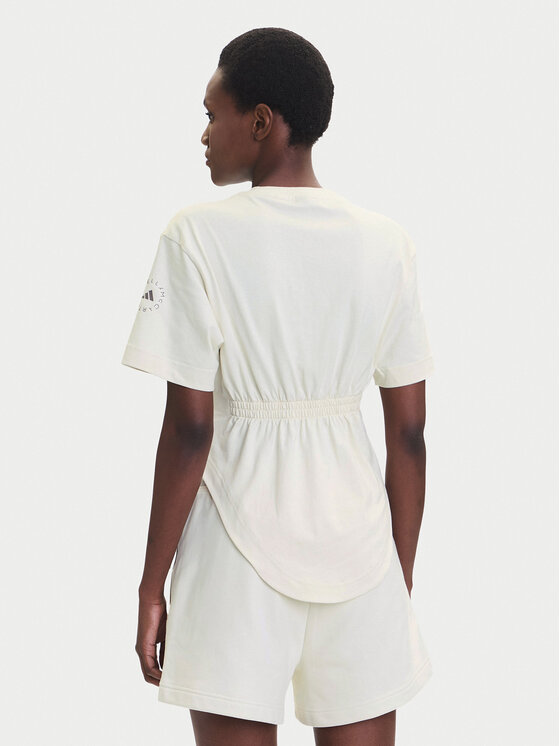 adidas by Stella McCartney adidas by Stella McCartney T-särk JX6775 Beež Regular Fit