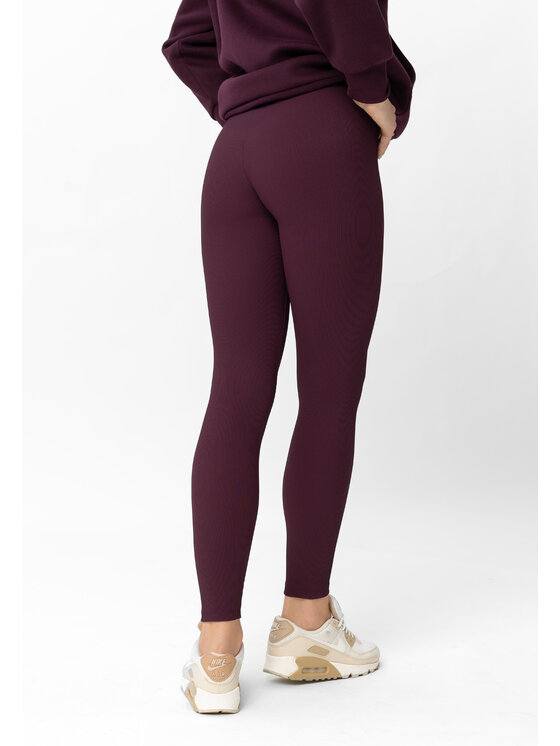 Volcano Volcano Legginsy N-LISBONA Fioletowy Regular Fit