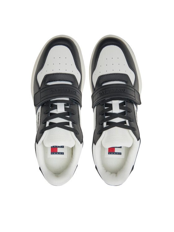 Tommy Jeans Tommy Jeans Αθλητικά Tjw Retro Basket Flatform Velcro EN0EN02573 Μαύρο