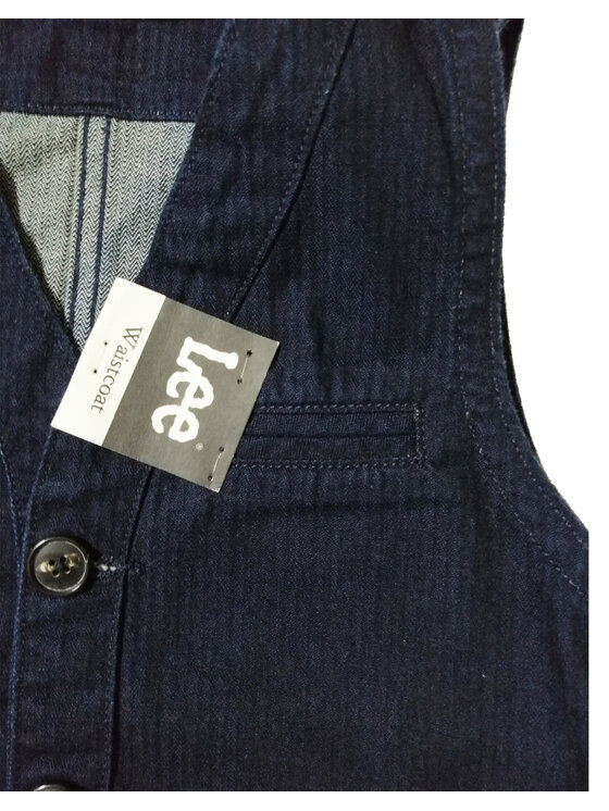 Lee Lee Gilet WAISTCOAT Blu Regular Fit