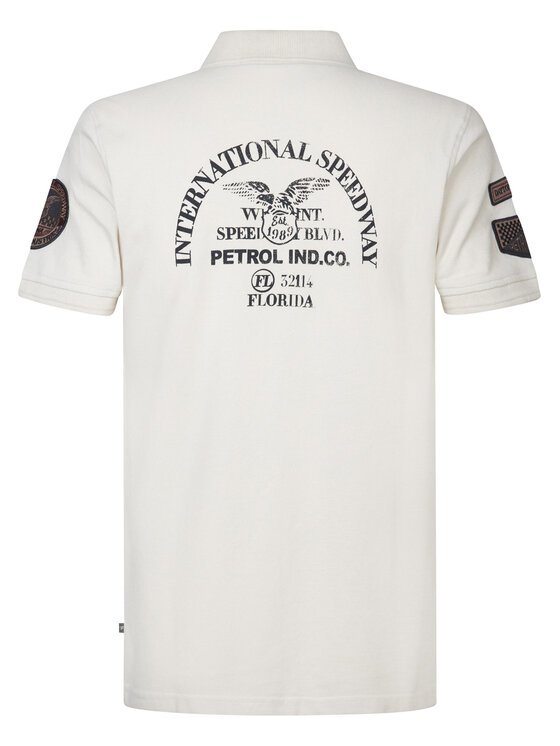 Petrol Industries Petrol Industries Poloshirt M-1050-POL946 Écru Regular Fit