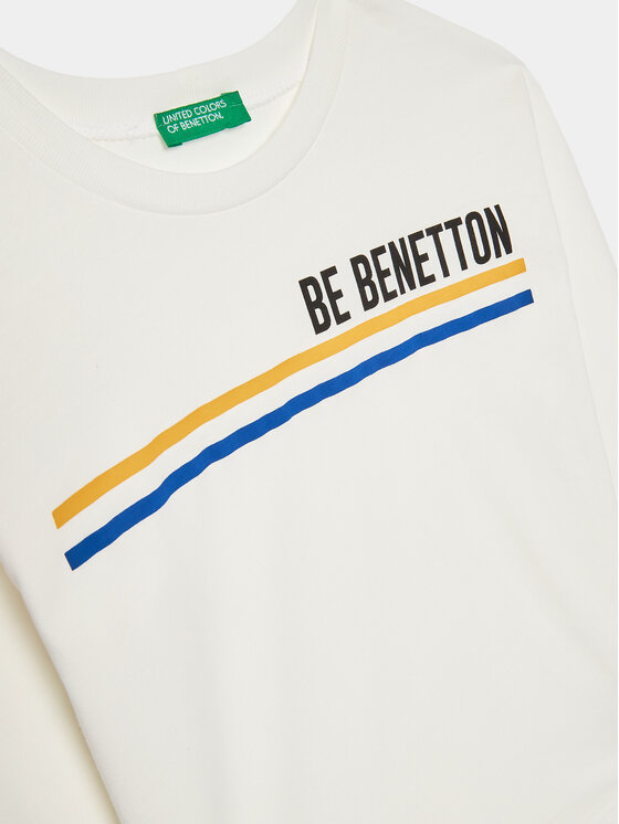 United Colors Of Benetton United Colors Of Benetton Μπλουζάκι 3I1XC10D7 Λευκό Regular Fit