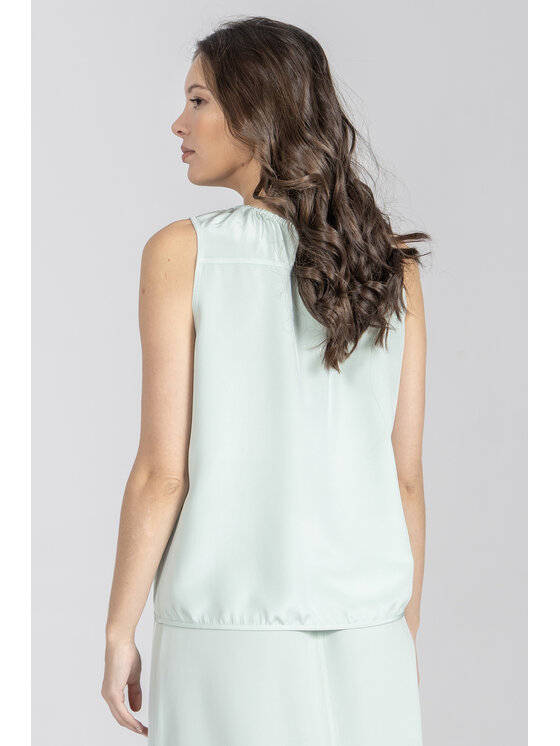 Deni Cler Milano Deni Cler Milano Top T-DC-0011-F2-80-43-1 Zielony Regular Fit